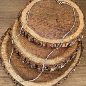 Byzantine Bali Woven Chain Sterling Silver Necklace